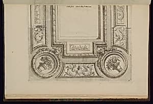 Ceiling Design by Nicolas Pierre Loir, French, 1624 - 1679