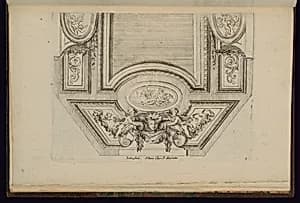 Ceiling Design by Nicolas Pierre Loir, French, 1624 - 1679