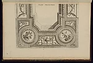 Ceiling Design by Nicolas Pierre Loir, French, 1624 - 1679