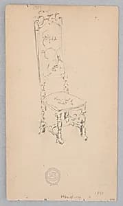 Chair by Robert Frederick Blum, American, 1857–1903