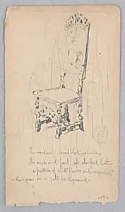 Chair by Robert Frederick Blum, American, 1857–1903