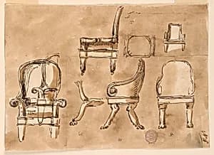 Chairs by Giuseppe Barberi, Italian, 1746–1809