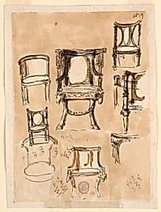 Chairs by Giuseppe Barberi, Italian, 1746–1809
