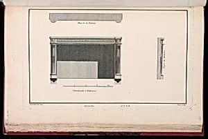 Chambranle à Balustres by Richard de Lalonde, French, active 1780–96
