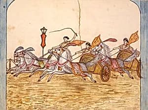 Chariots and Horses by Lawrence W. Ladd, active 1865-1895