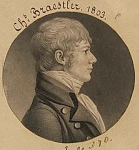 Charles Braestler by Charles Balthazar Julien Févret de Saint-Mémin, 12 Mar 1770 - 23 Jun 1852