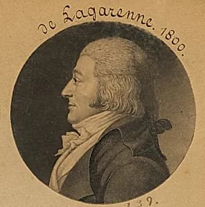 Charles de Lagarenne by Charles Balthazar Julien Févret de Saint-Mémin, 12 Mar 1770 - 23 Jun 1852
