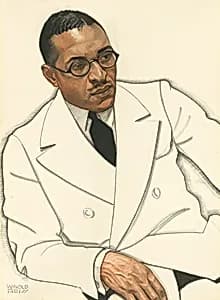 Charles Spurgeon Johnson by Winold Reiss, 16 Sep 1886 - 29 Aug 1953