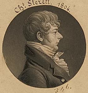 Charles Sterett by Charles Balthazar Julien Févret de Saint-Mémin, 12 Mar 1770 - 23 Jun 1852