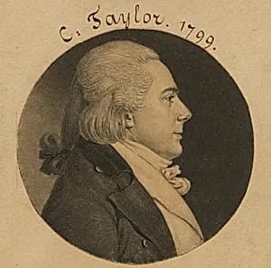 Charles Taylor by Charles Balthazar Julien Févret de Saint-Mémin, 12 Mar 1770 - 23 Jun 1852