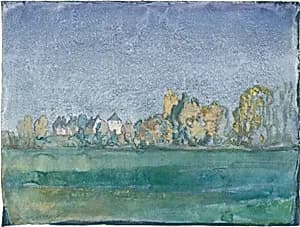 Chateau in Spring by Arthur Bowen Davies, American, b. Utica, New York, 1862–1928