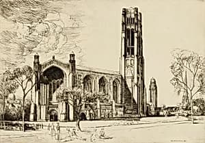 Chicago, the Chapel by Donald Shaw MacLaughlan