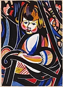 Child in Rocker by H. Lyman Saÿen