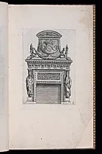 Chimney Piece Design by D. Antoine Pierretz, French, active 1647