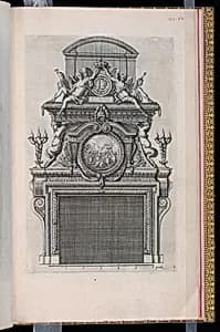 Chimney Piece Design by D. Antoine Pierretz, French, active 1647