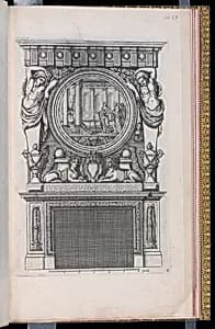 Chimney Piece Design by D. Antoine Pierretz, French, active 1647