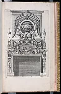 Chimney Piece Design by D. Antoine Pierretz, French, active 1647