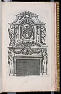 Chimney Piece Design by D. Antoine Pierretz, French, active 1647