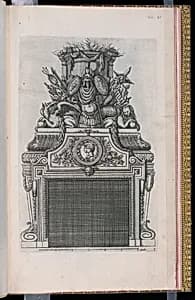 Chimney Piece Design by D. Antoine Pierretz, French, active 1647