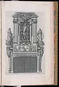 Chimney Piece Design by D. Antoine Pierretz, French, active 1647