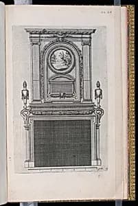 Chimney Piece Design by D. Antoine Pierretz, French, active 1647