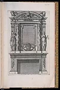 Chimney Piece Design by D. Antoine Pierretz, French, active 1647