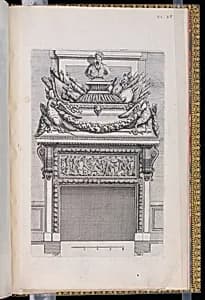 Chimney Piece Design by D. Antoine Pierretz, French, active 1647