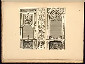 Chimneypiece Designs by Jean Berain, the elder, French, 1640-1711