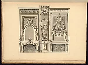 Chimneypiece Designs by Jean Berain, the elder, French, 1640-1711