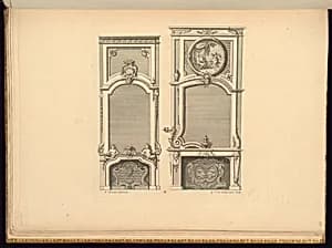 Chimneypiece Designs by Jean Berain, the elder, French, 1640-1711