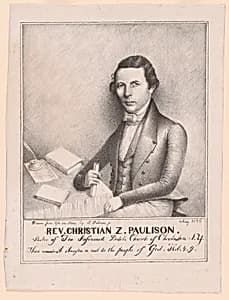 Christian Zabriskie Paulison by Sylvanus Palmer, 1804 - 1880