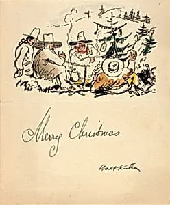 Christmas Greetings by Walt Kuhn