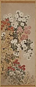 Chrysanthemums by Master of I-nen Seal (1600-1630)