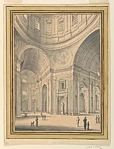 Church Interior by Victor Louis, French, 1731 - 1802