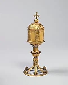 Ciborium with lid by Unknown