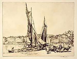 Ciotat Harbor by Kerr Eby