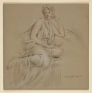 Classical Figure by J. Carroll Beckwith, American, 1852–1917