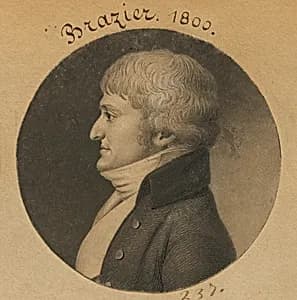 Claude Amable Brasier by Charles Balthazar Julien Févret de Saint-Mémin, 12 Mar 1770 - 23 Jun 1852