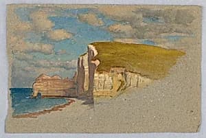 Cliffs at Étretat by Samuel Colman, American, 1832–1920