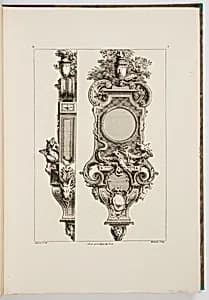 Clock Case Design by Gilles-Marie Oppenord, French, 1672–1742