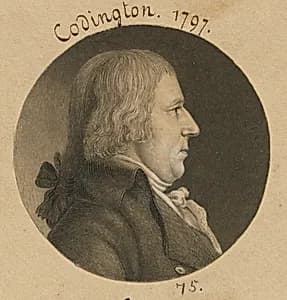 Coddington by Charles Balthazar Julien Févret de Saint-Mémin, 12 Mar 1770 - 23 Jun 1852