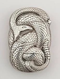 Coiled Rattlesnake by William B. Kerr & Company, Newark, New Jersey, 1855 - 1927