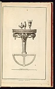 Console Table Design by Richard de Lalonde, French, active 1780–96