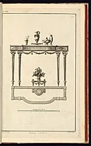 Console Table Design by Richard de Lalonde, French, active 1780–96