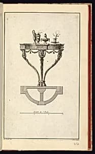 Console Table Design by Richard de Lalonde, French, active 1780–96