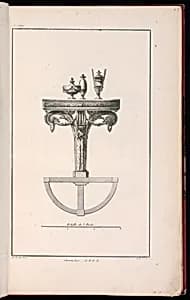 Console Table Design by Richard de Lalonde, French, active 1780–96