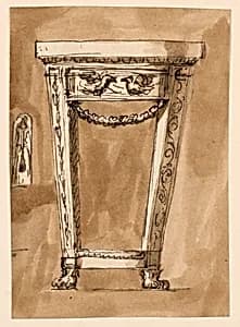Console table by Giuseppe Barberi, Italian, 1746–1809