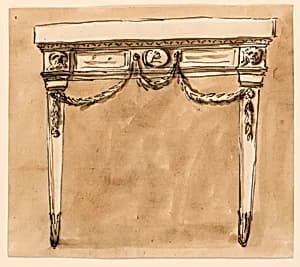 Console table by Giuseppe Barberi, Italian, 1746–1809