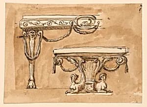Console tables by Giuseppe Barberi, Italian, 1746–1809