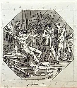Continence of Scipio by Felice Giani, Italian, 1758–1823
